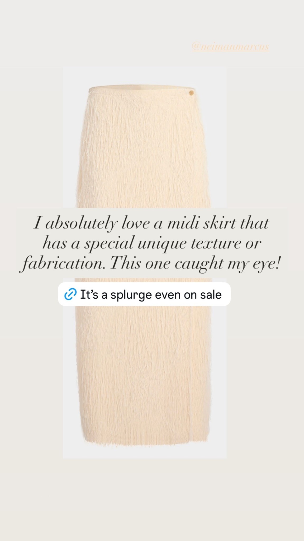 Quinn Fringe Knit Ankle Wrap Skirt by Khaite on sale now! @neimanmarcus  @neimanmarcus

#LTKSeasonal #LTKSaleAlert #LTKHoliday