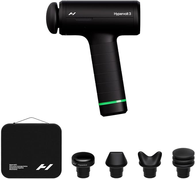 Hyperice Hypervolt 3 – QuietGlide Technology Handheld Percussion Massage Gun | 5 Speeds, 5 Inte... | Amazon (US)
