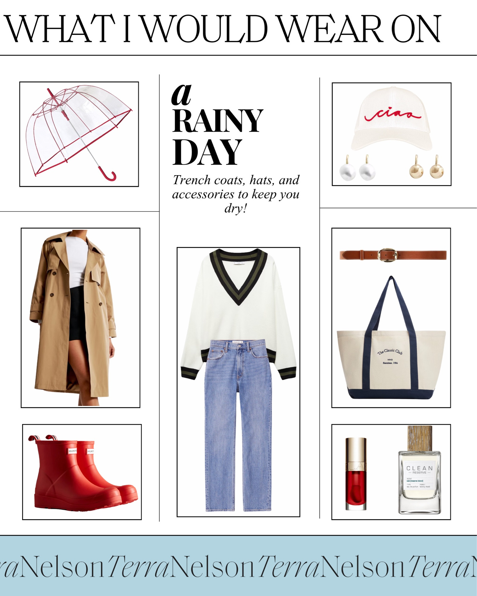 Rainy Day Outfits / Spring Outfits / Spring Trench Coat / Spring Denim / Spring Sweaters / Spring Umbrella / Hunter Rain Boots / Revolve / Abercrombie / Sephora Beauty / 

#LTKSeasonal #LTKbeauty #LTKstyletip