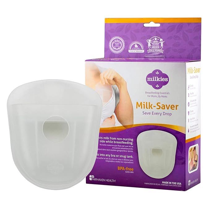Amazon.com : Milkies Milk-Saver, Milk Catcher for Breastmilk, Shell to Collect Leaking Breastmilk... | Amazon (US)
