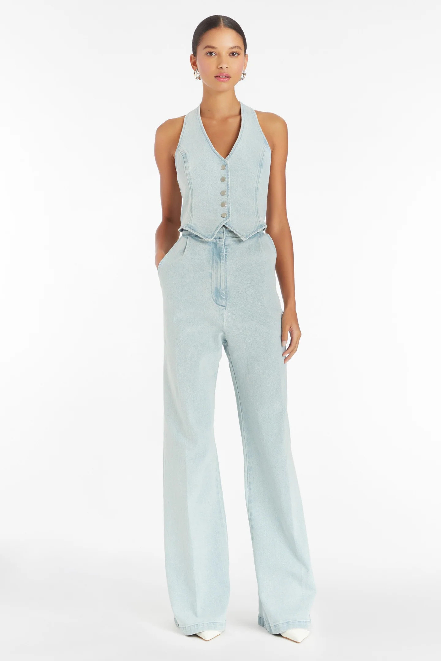 Ethan Denim Jumpsuit | Amanda Uprichard