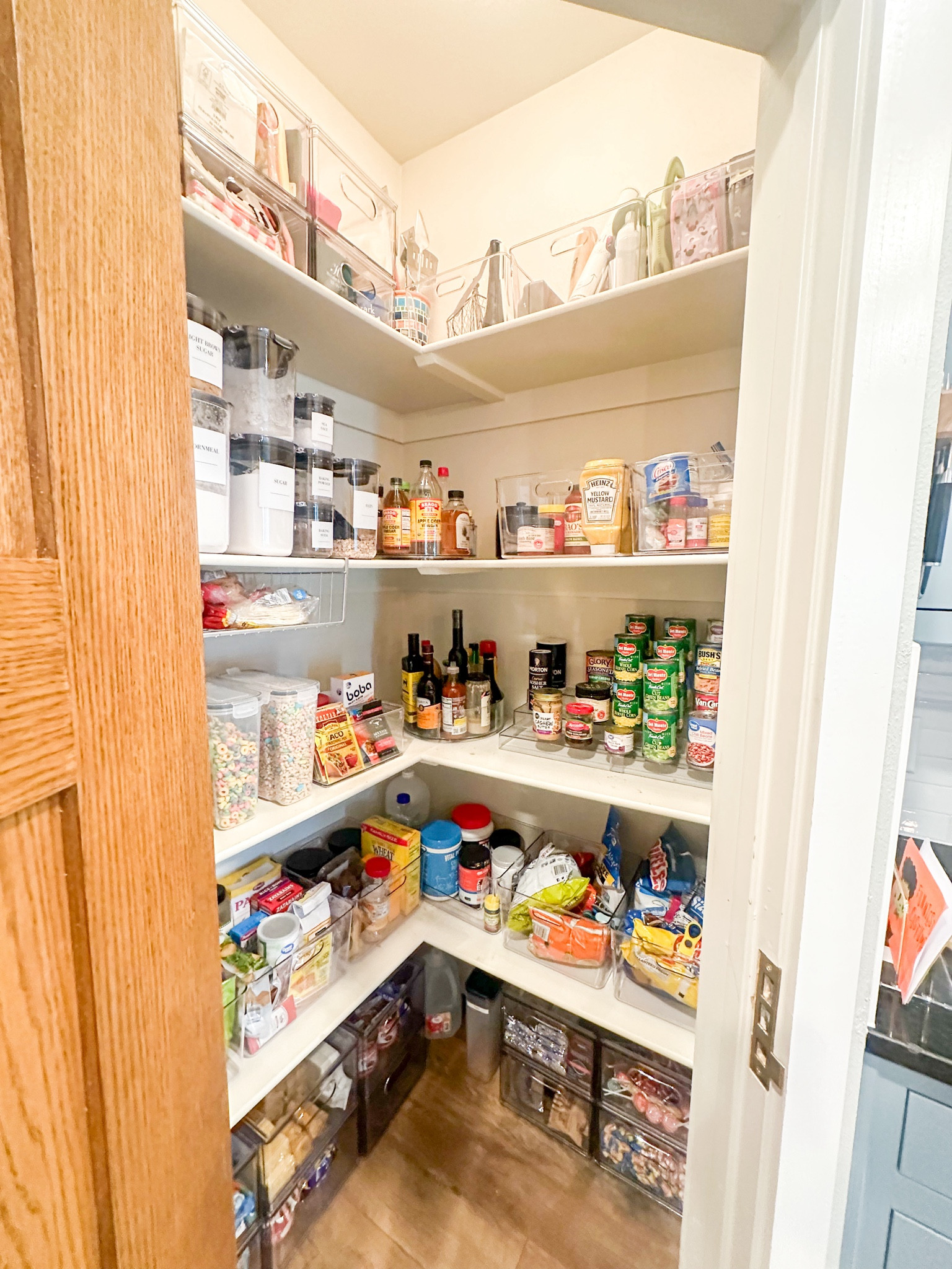 We maximized every square inch of this pantry to make it functional for this family  

#LTKHome #LTKFamily