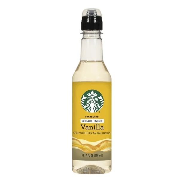 Starbucks Naturally Flavored Vanilla Coffee Syrup 12.17 oz Bottle | Walmart (US)