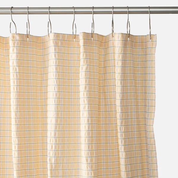 Seersucker Check Shower Curtain | Schoolhouse