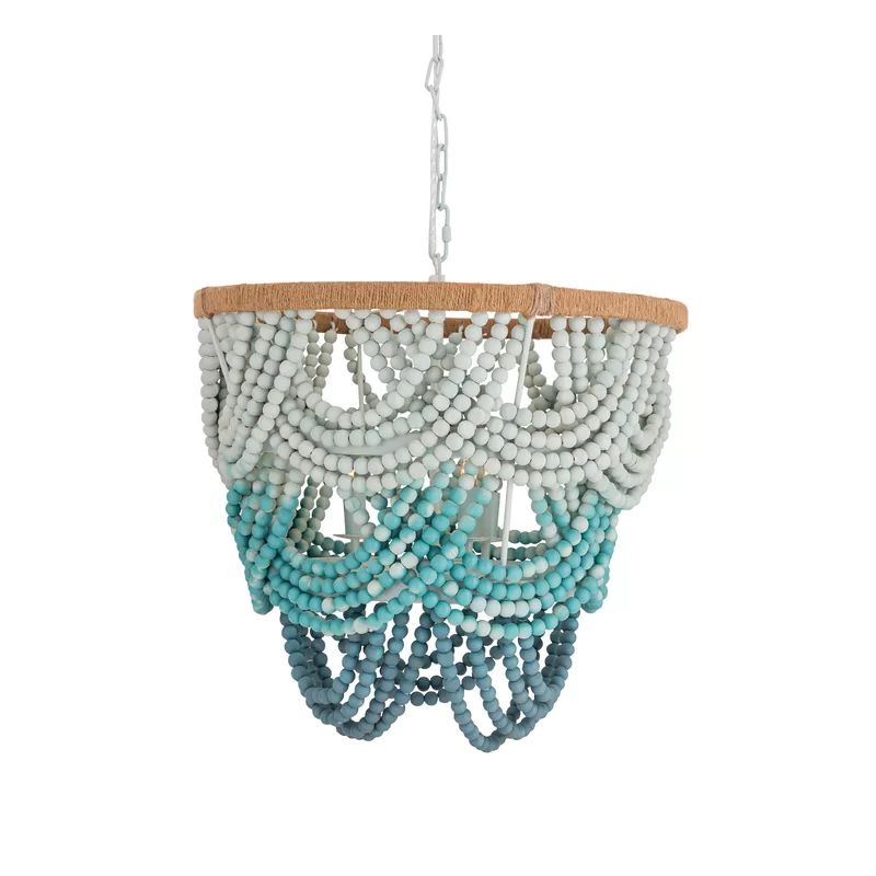 Israr 3 - Light Unique Tiered Chandelier with Beaded Accents | Wayfair North America