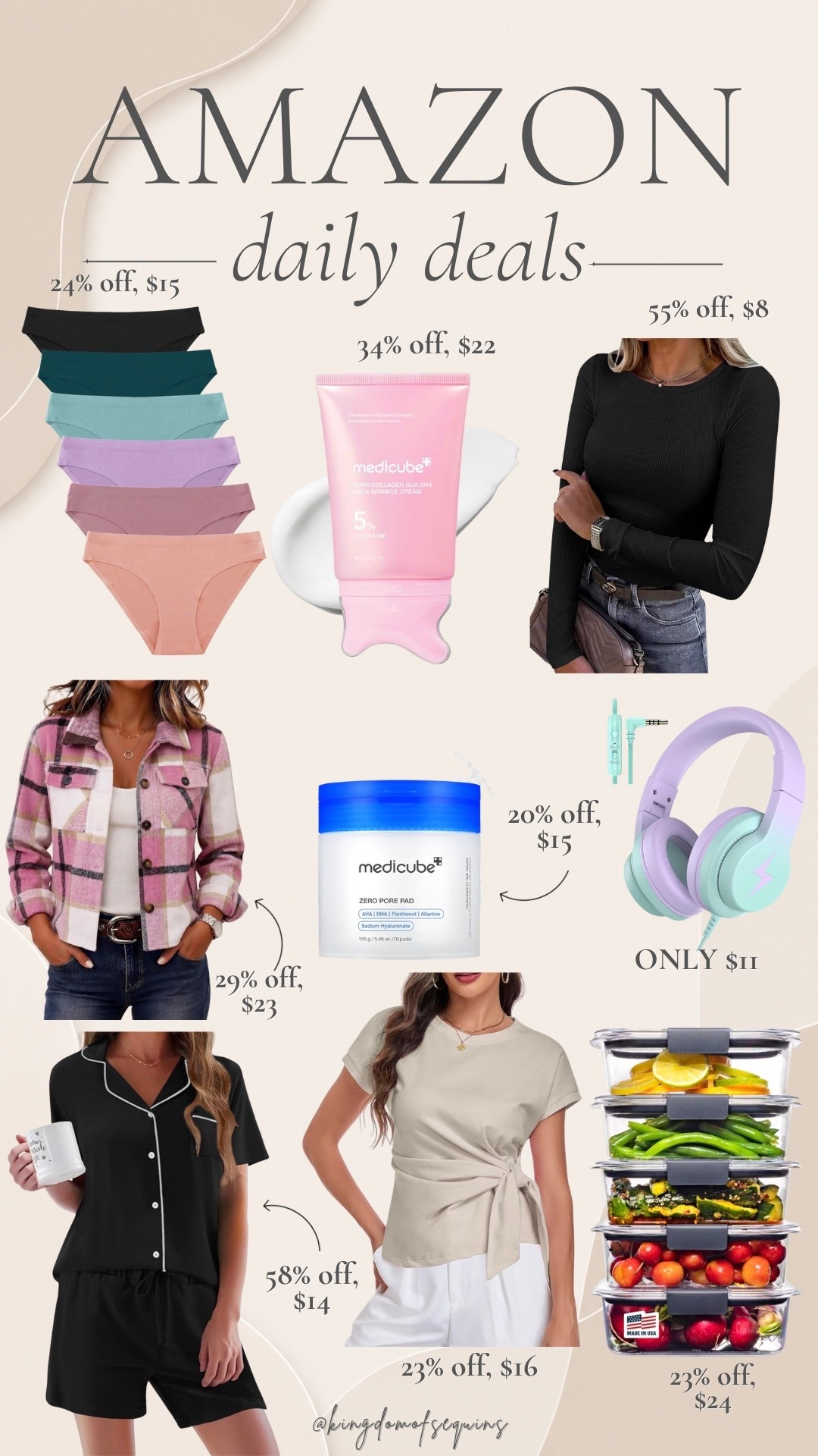 My favorite Amazon daily deals.

#LTKSaleAlert #LTKHome #LTKBeauty