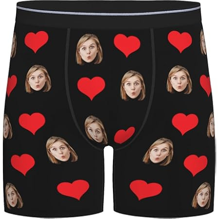 Custom Boxers for Men Boyfriend Father Husband, Personalized Funny Boxers for Men Gifts for Him | Amazon (US)