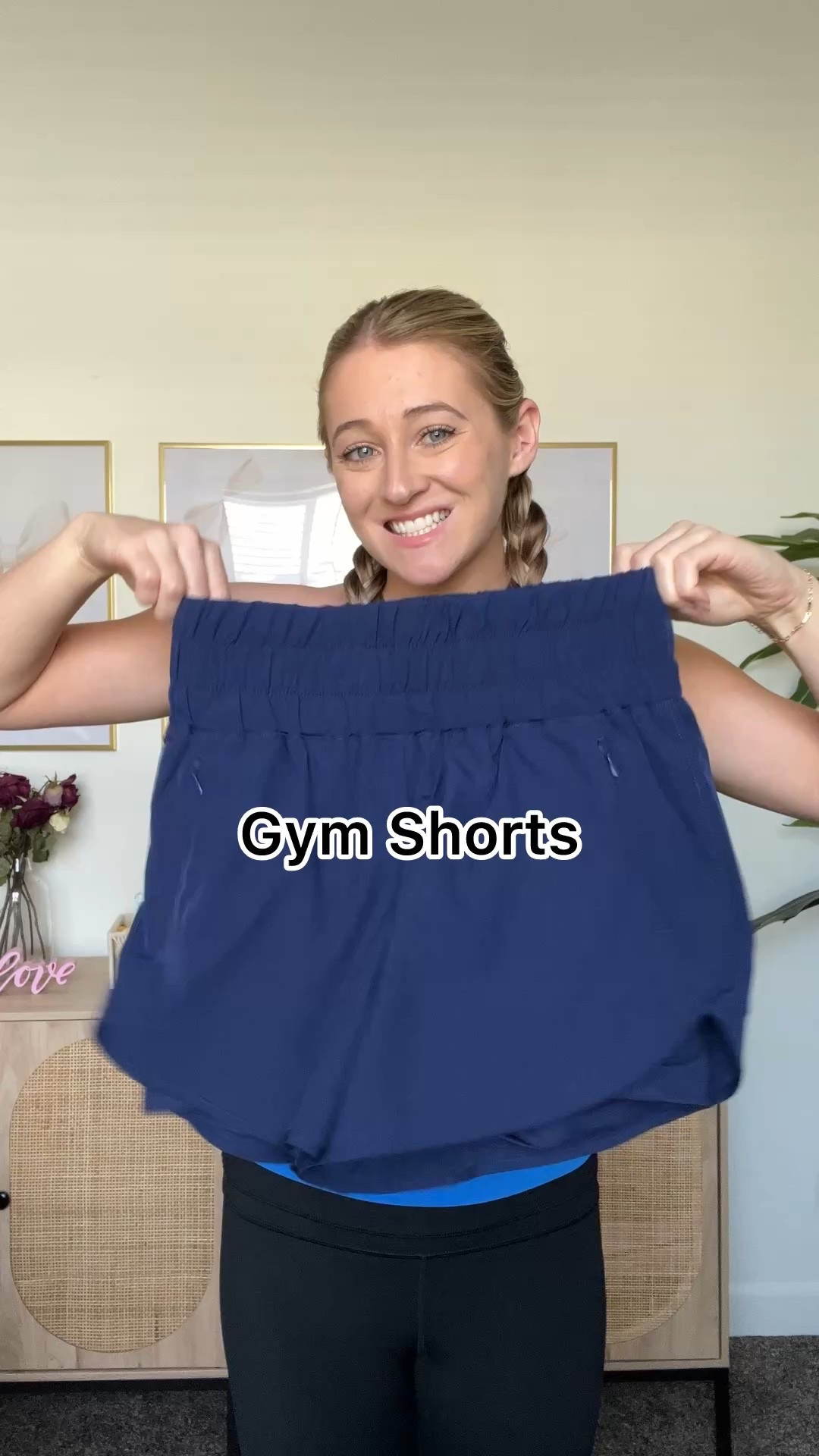 Gym shorts from Amazon double lining. 