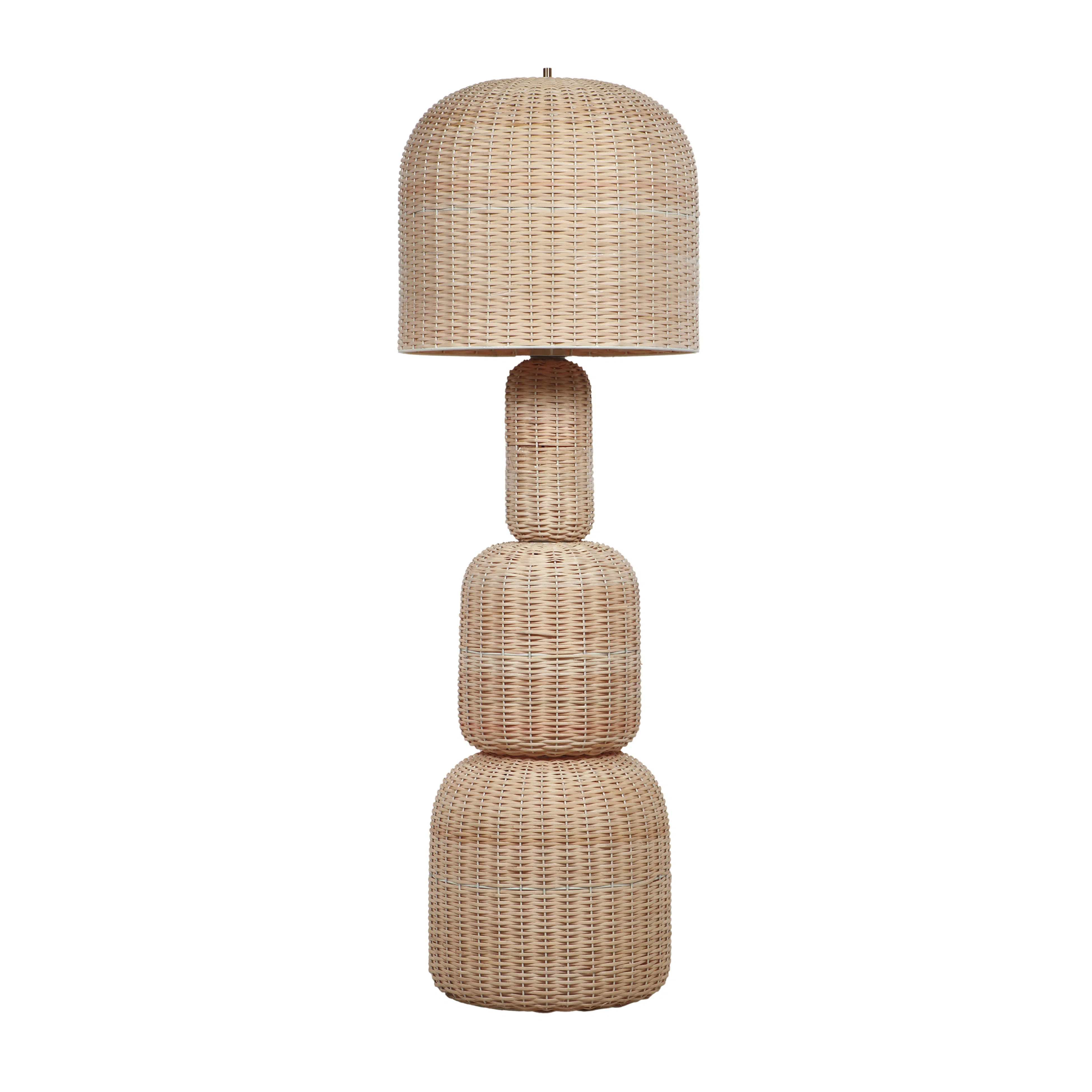 Natural Rattan Floor Lamp | Wayfair North America