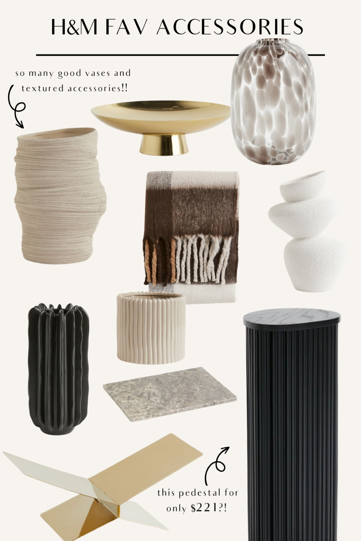 Here are some of our fav accessories from H&M right now 😍 

#LTKhome #LTKSeasonal #LTKHoliday