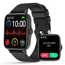 Men Women Smart Watches HD Touch Screen TPU Silicone Straps Watches Activity Fitness Tracker With Health Monitor And Sleep IP Waterproof Smartwatch | SHEIN