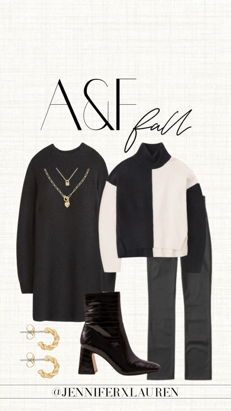 15% off Abercrombie sale

Black dress. Sweater dress. Colorblock sweater. Fall outfit. Winter outfit  

#LTKunder100 #LTKstyletip #LTKSeasonal