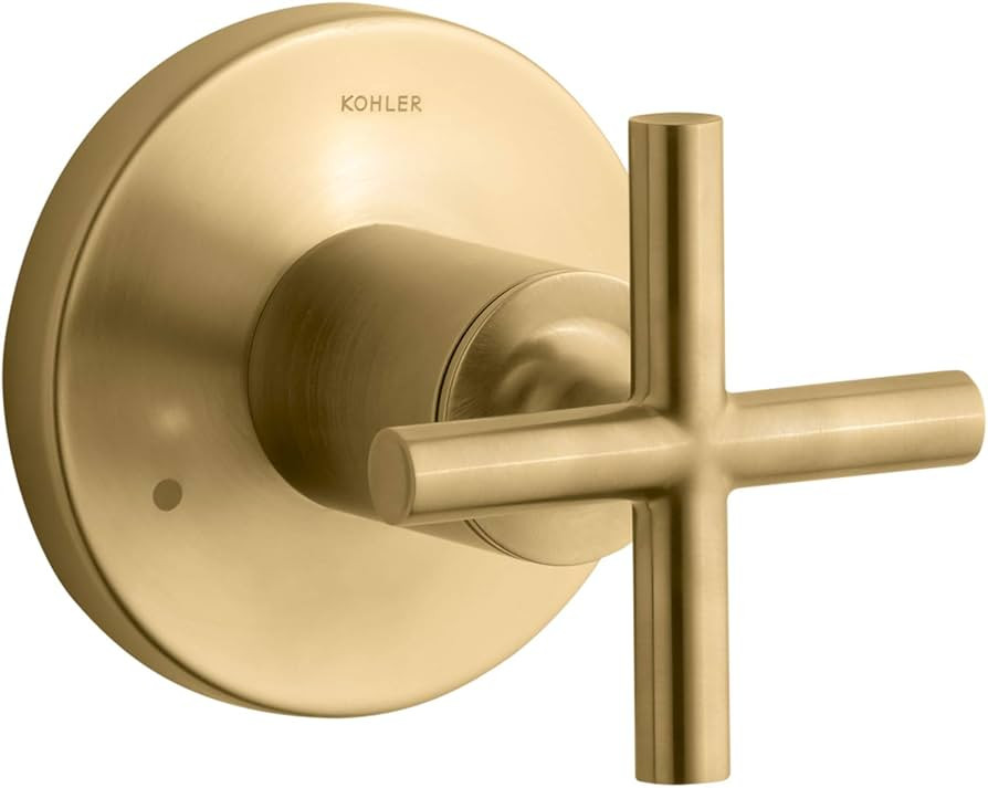Kohler K-T14491-3-2MB Purist Valve Trim, Vibrant Brushed Moderne Brass | Amazon (US)