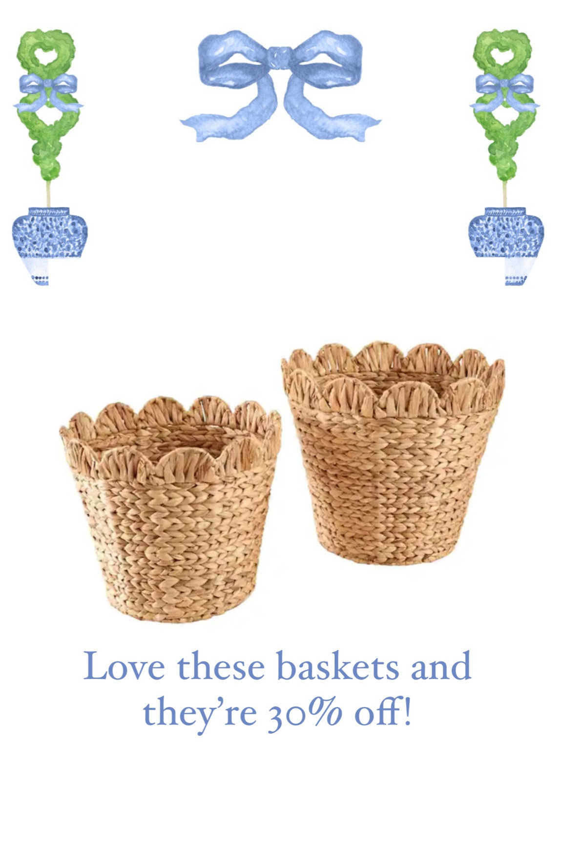Obsessed with these baskets!! 

Grandmillenial chinoiserie chic blue and white forever coastal grandmother rattan storage 

#LTKhome #LTKsalealert #LTKSale