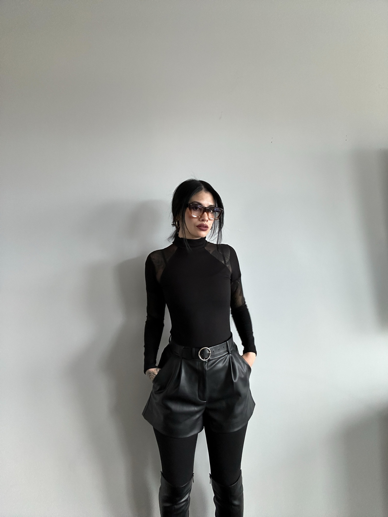 Faux leather shorts 

#LTKstyletip #LTKfindsunder50 #LTKbeauty