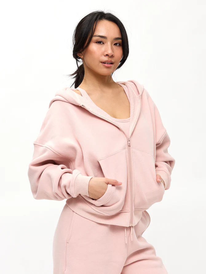 Plush Fleece Zip Hoodie | Buffbunny