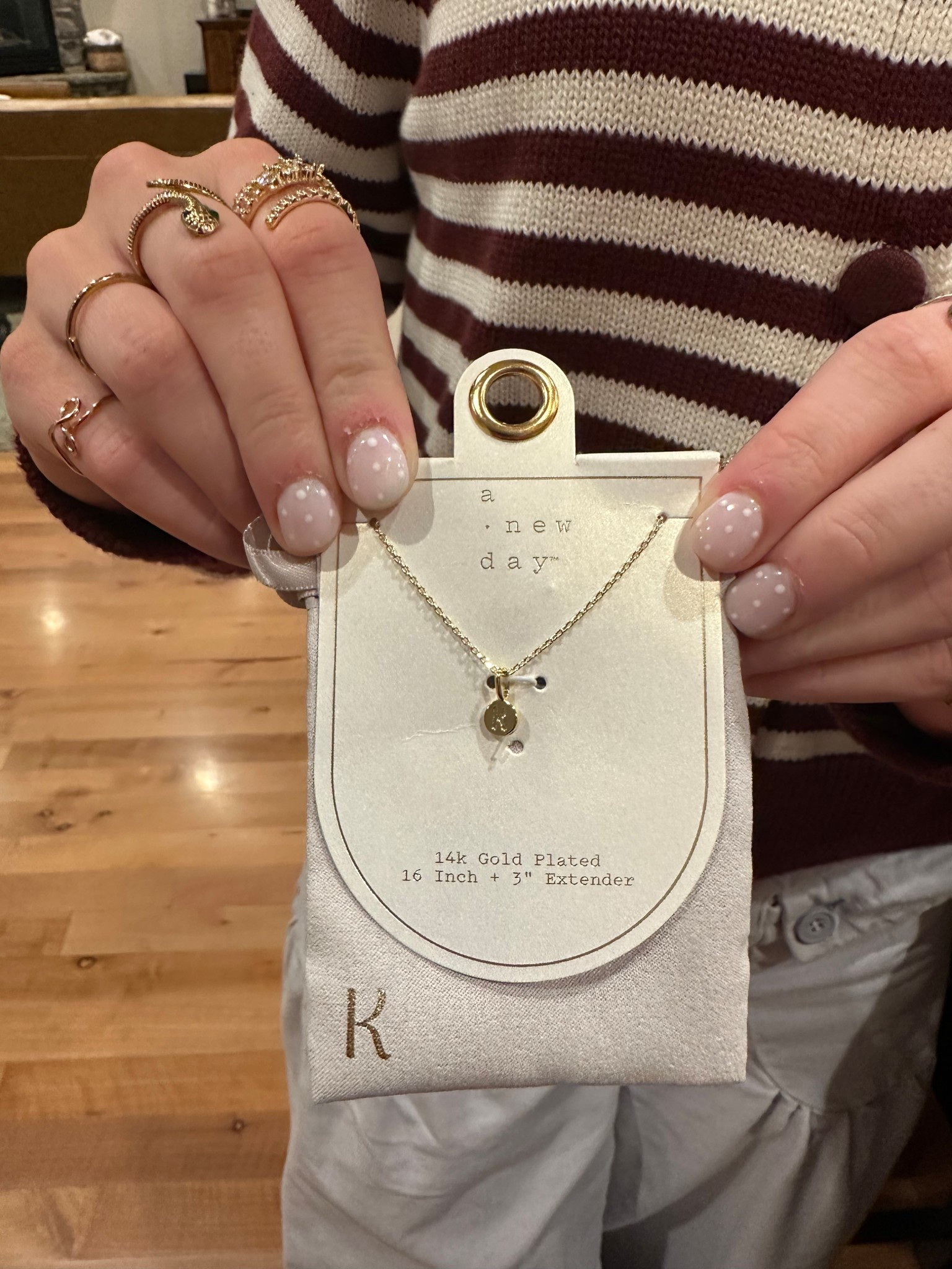 This is my daughter‘s favorite necklace! This is round two for her. She lost her first one and it was a very sad day! They are just dainty and cute! 