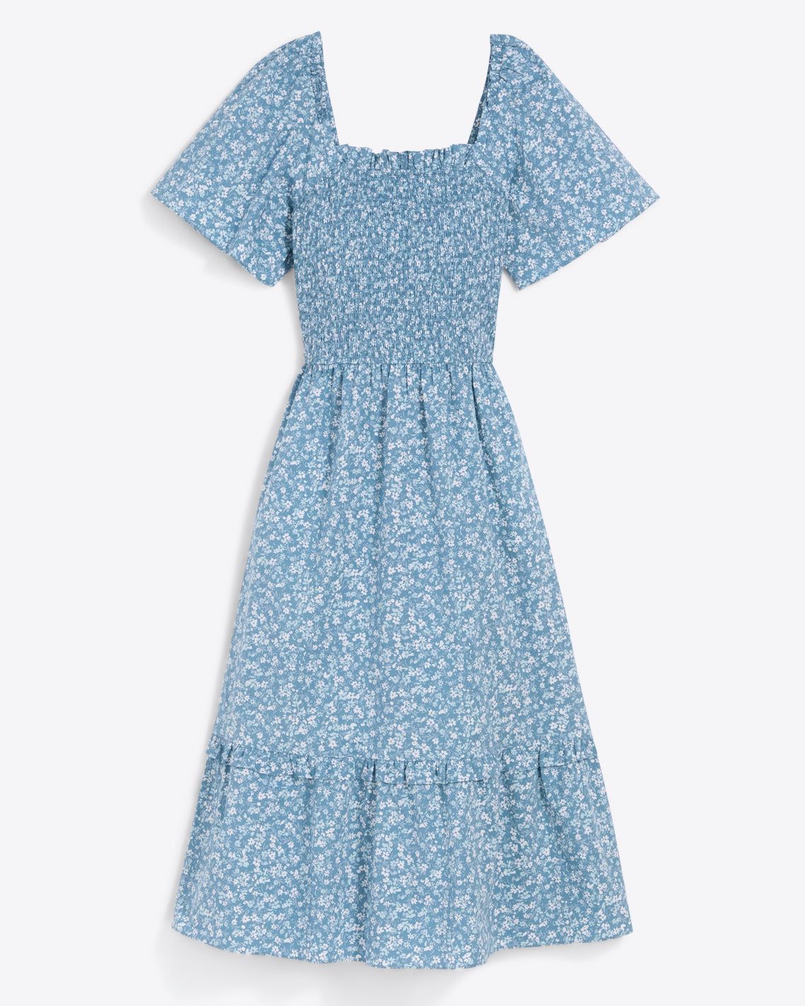 Deana Smocked Dress in Bluebell Floral | Draper James (US)