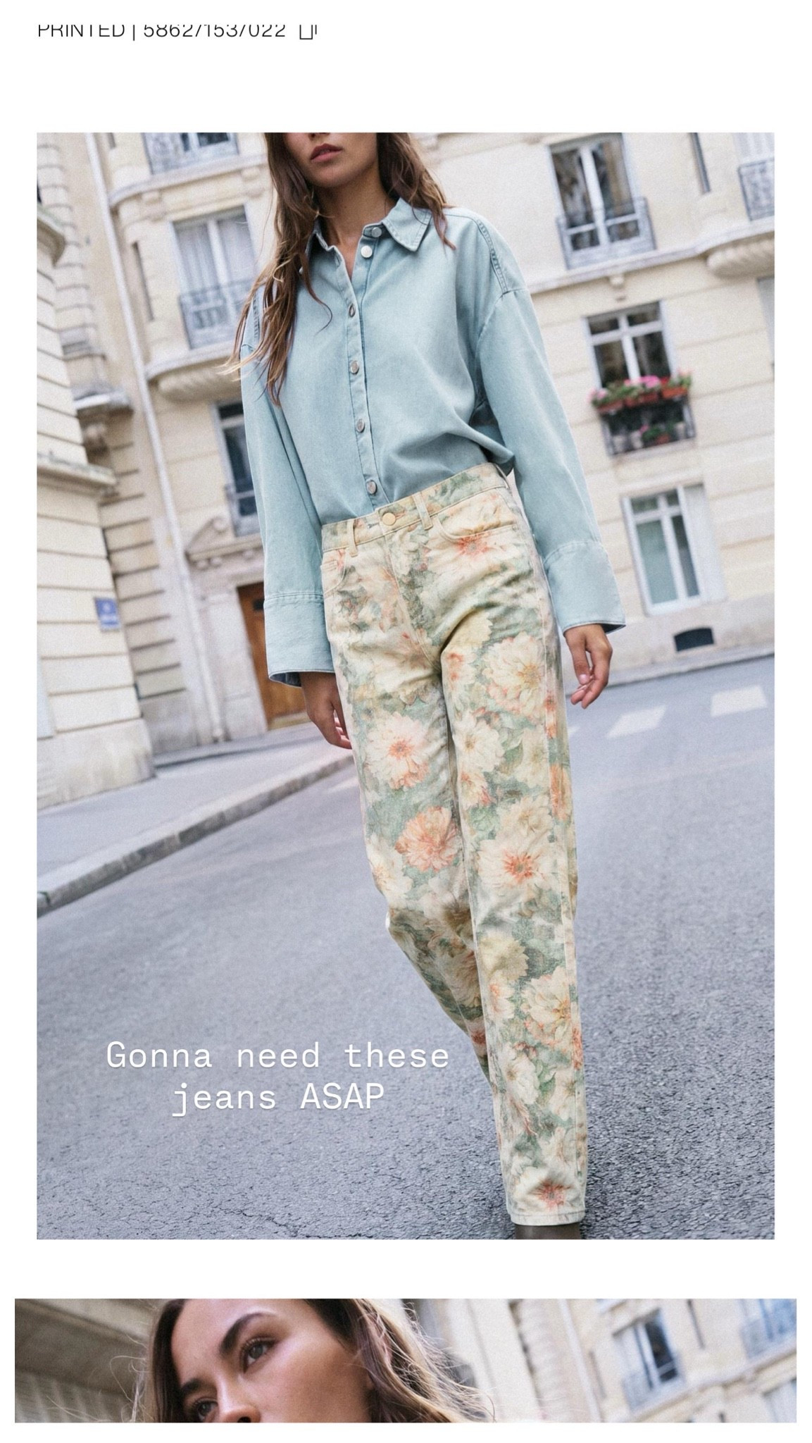 Adding these jeans to my cart immediately 😍 cannot get over the print!

Loverly Grey, Zara, floral jeans, floral denim

#LTKootd