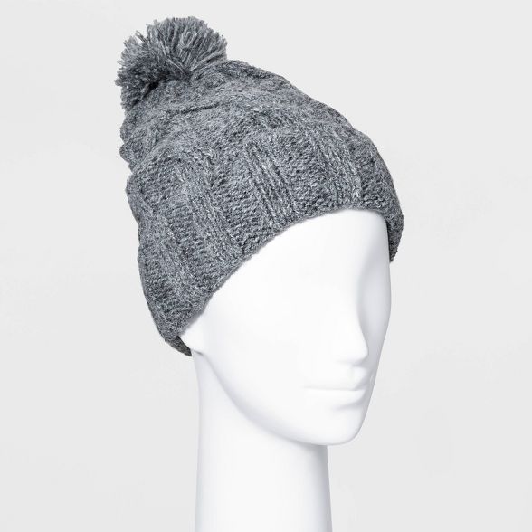 Women's Cable Pom Beanie - Universal Thread™ | Target