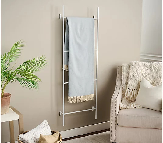 58" Hanging Iron Wall Ladder by Lauren McBride - QVC.com | QVC