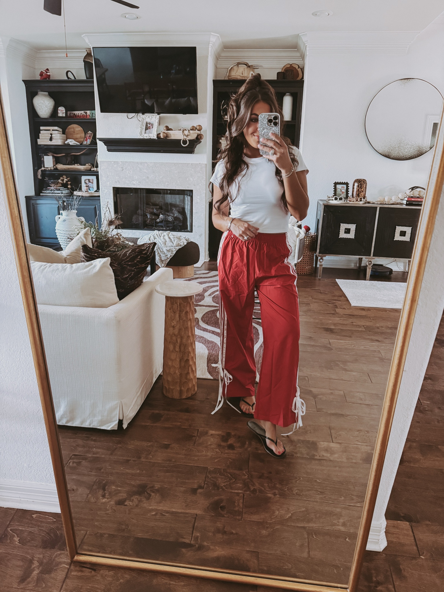 XS top + XS pants 

#LTKSaleAlert #LTKPetite #LTKootd