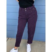 Rare 1980's Women's High Waist Zena Purple Jeans Size 4 Petite -Womens Jeans, High Waist 1980S Purpl | Etsy (US)