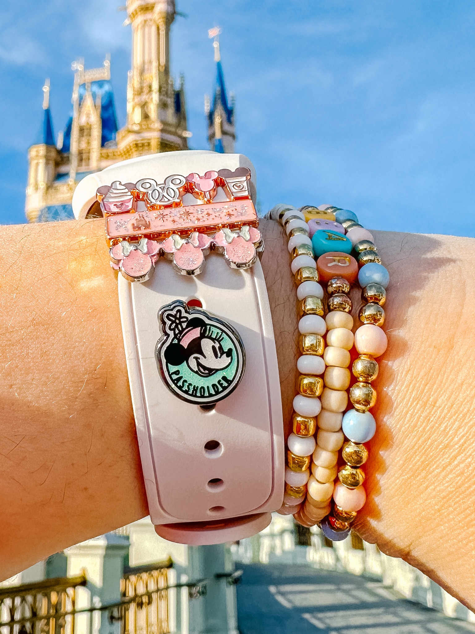 MagicBand+ PLUS the cutest band sliders & charms✨ I got all 4 of them on @etsy & I’m in love with how it turned out! I wanted a white band so it would match everything because I’ve always had crazy colors & characters (which I’ll still rotate in & out🙃) My band is currently available online AND for order at a discount if you have a current Disney reservation & haven’t picked your bands out yet!

#LTKmidsize #LTKtravel #LTKfamily