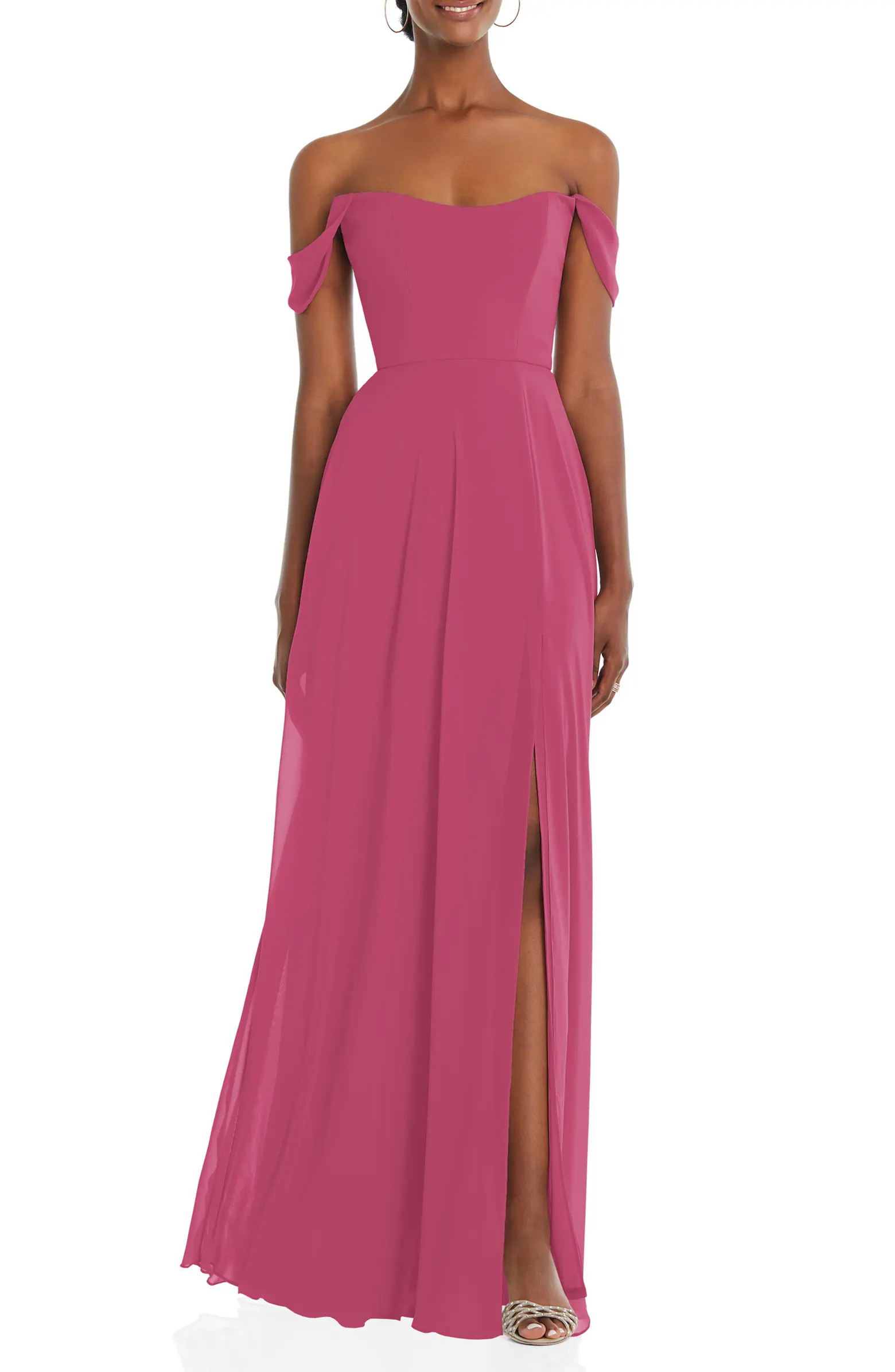 Off the Shoulder Evening Gown | Nordstrom