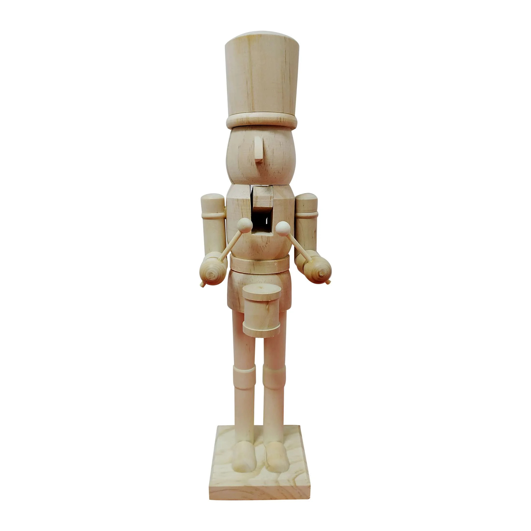 Christmas 15 in Beige Color Nutcracker w/Drum, Assemble Product Weight: 1.01 lbs, by Holiday Time | Walmart (US)