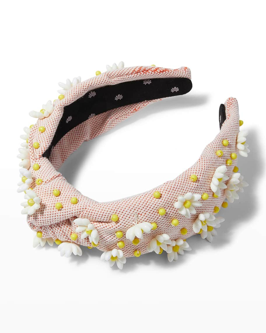 Petunia Embellished Knot Headband | Neiman Marcus