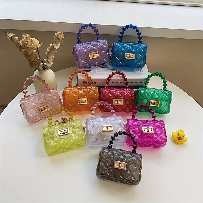 Girl's Transparent Bag New Mini Cute Chain Strap Shoulder - Temu | Temu Affiliate Program