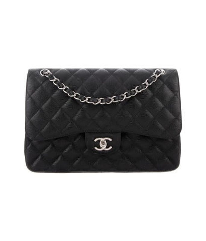 Chanel Classic Jumbo Double Flap Bag Black Chanel Classic Jumbo Double Flap Bag | The RealReal