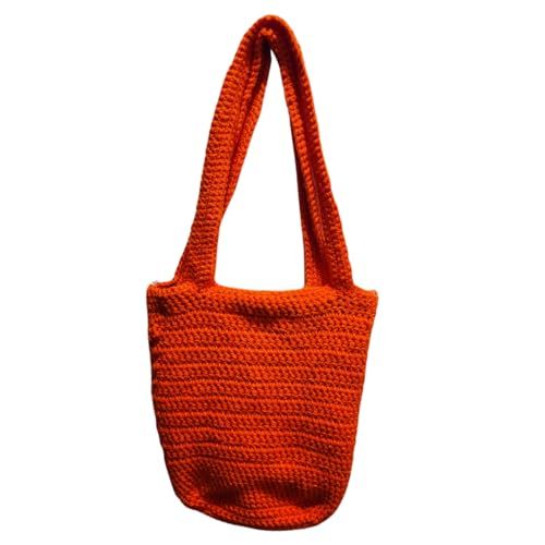 Shoulder Handbag Crochet Tote, Crochet Tote Bag, Lined Crochet Shoulder Bag, Crochet Tote Bag, Ha... | Amazon (US)