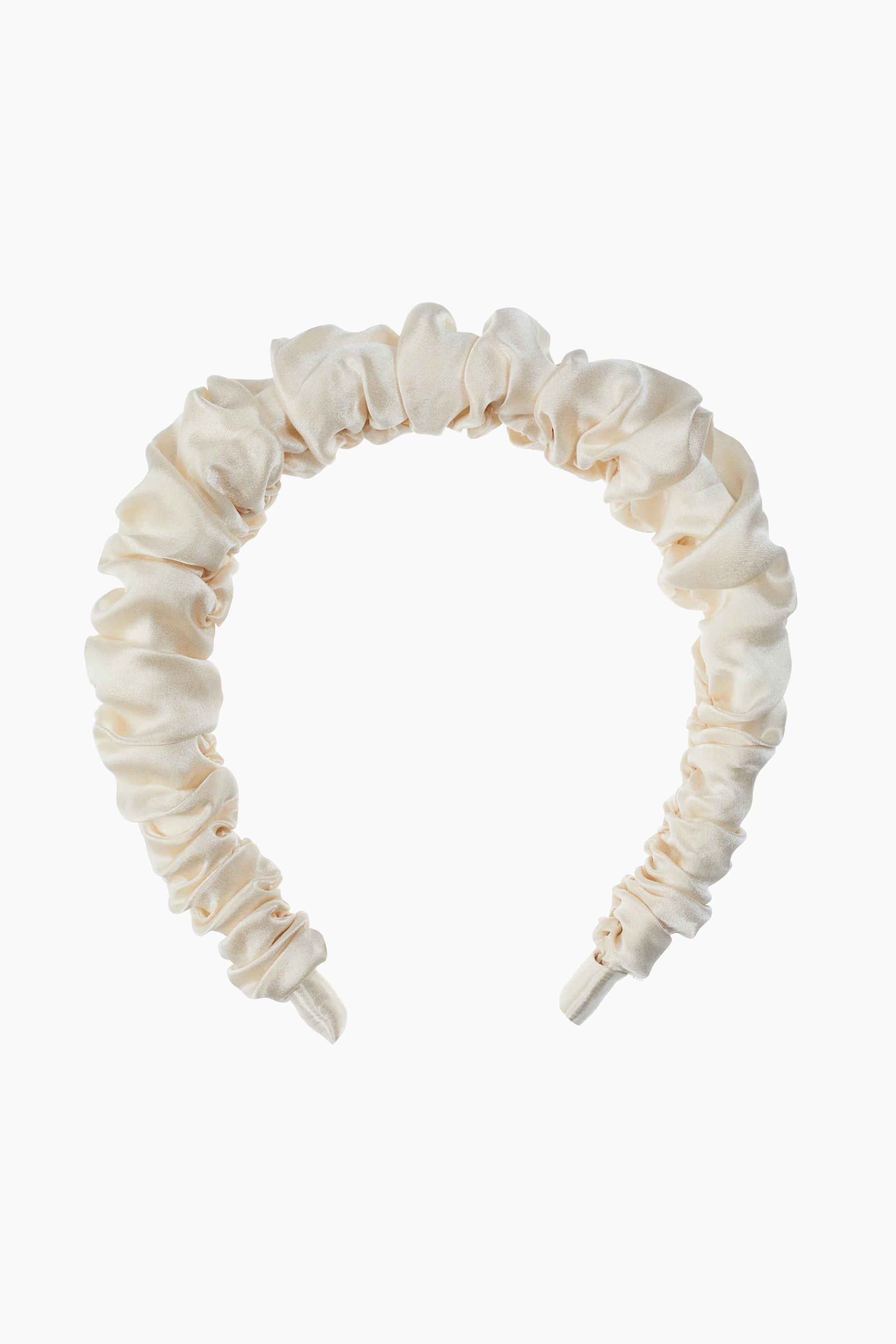 Ruffled Alice band - Cream - Beauty all | H&M GB | H&M (UK, MY, IN, SG, PH, TW, HK)