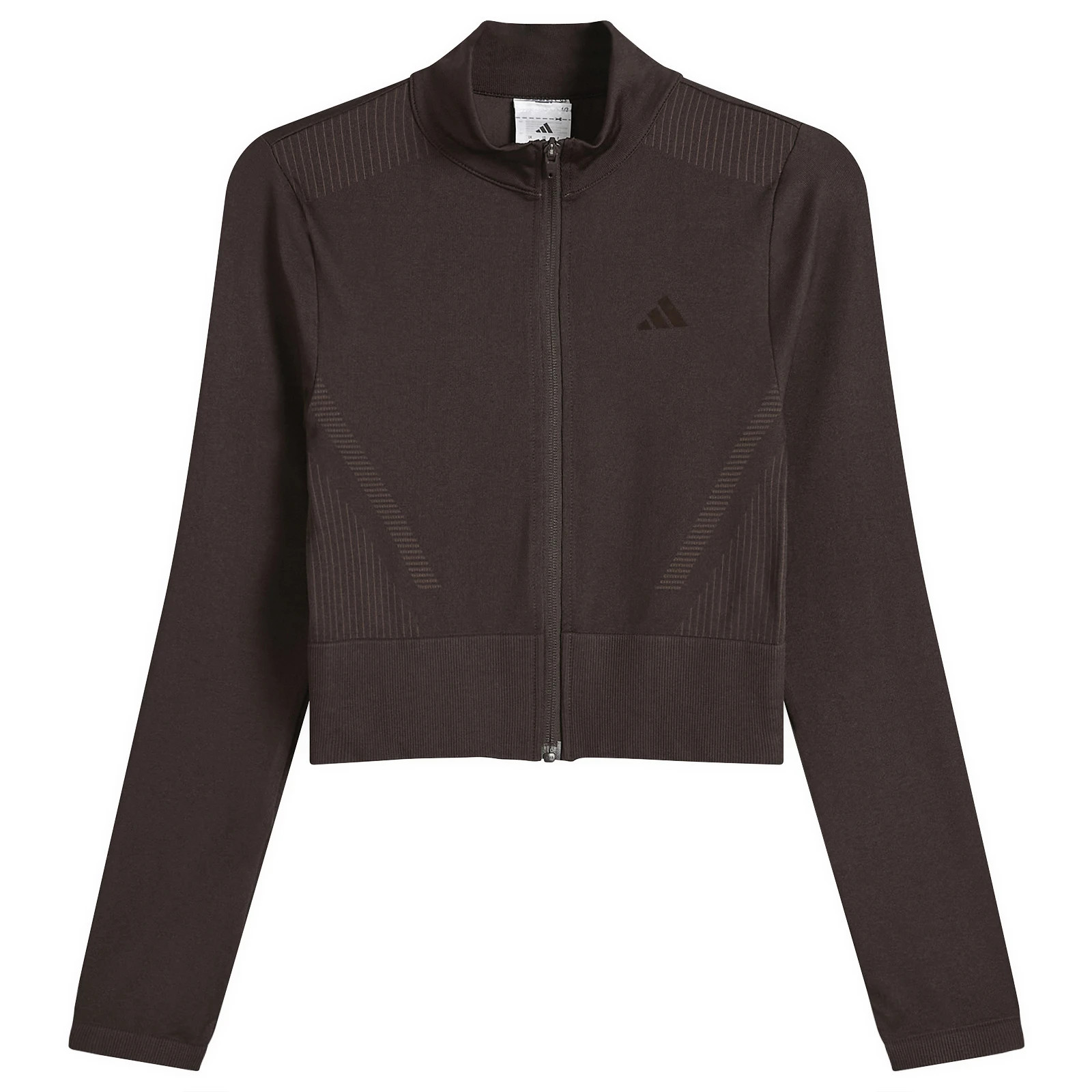 Adidas Women's Knit Jacket in Aurora Coffee, Size Large | END. Clothing