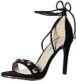 Kenneth Cole New York Women's Berry Stud Ankle-Laceup Stilleto Dress Sandal Heeled, Black, 7.5 M US | Amazon (US)