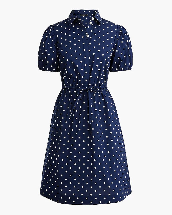 Short-sleeve collared mini dress | J.Crew Factory