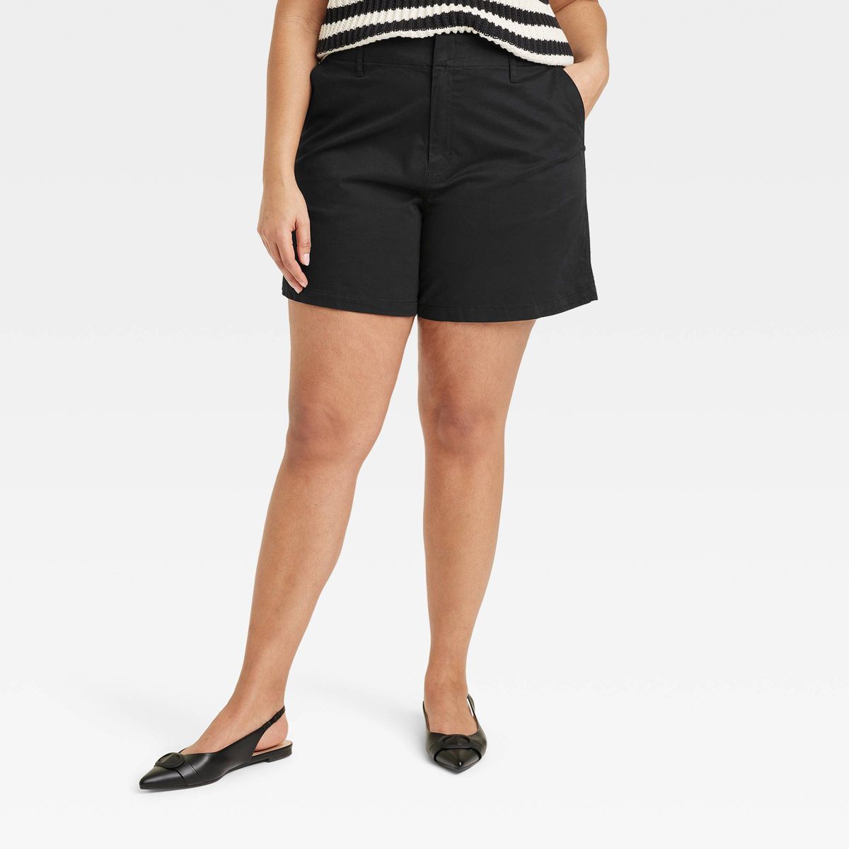 Women's High-Rise Tailored Everyday Shorts - A New Day™ | Target