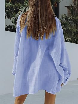 Fixmatti Women 2 Piece Outfits Long Sleeve Button Down Blouse and Shorts Sweatsuit Sets | Amazon (US)