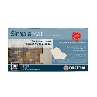 Custom Building Products SimpleMat 10 sq. ft. Tile Setting Mat-SM10R1 - The Home Depot | The Home Depot