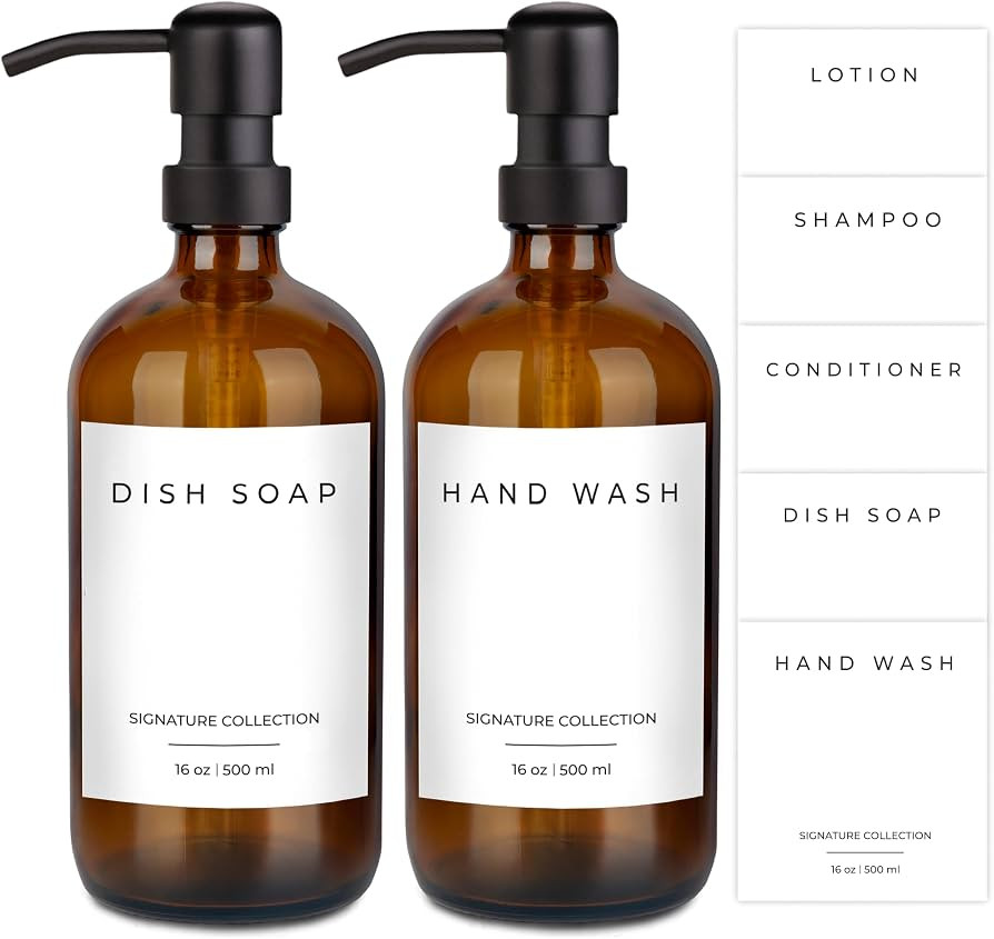 Amazon.com: Emerson Soap Dispenser, Dish Soap Dispenser for Kitchen, Soap Dispenser Bathroom Set ... | Amazon (US)