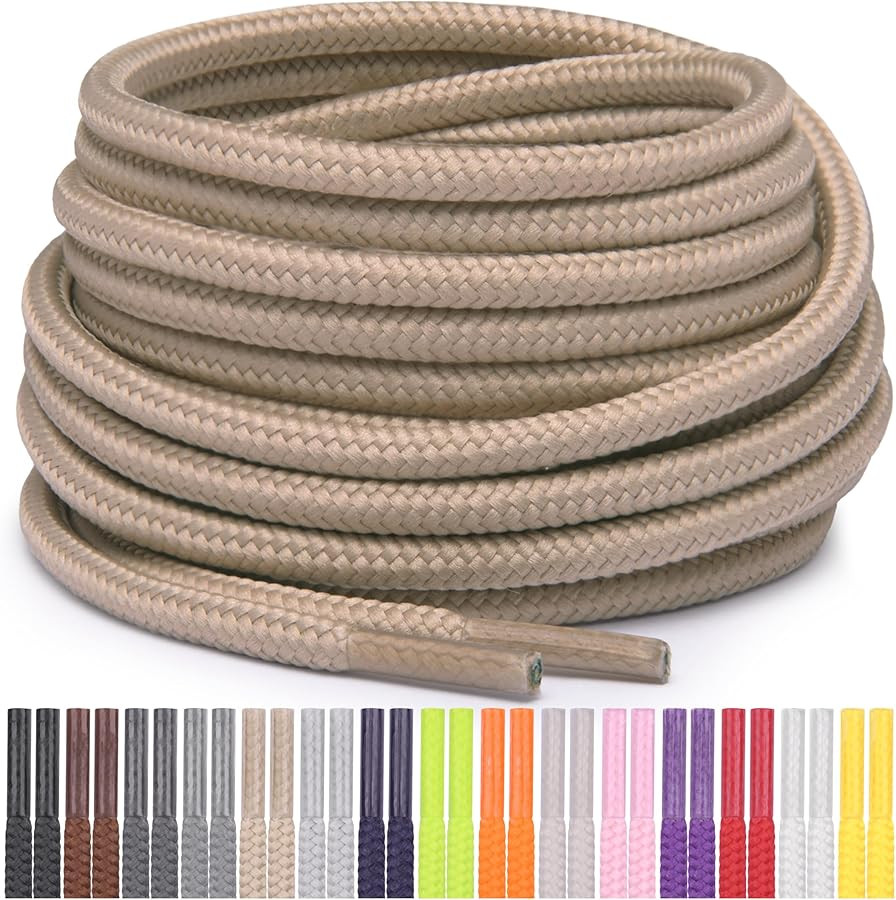 Miscly Round Shoelaces for Shoes, Sneakers and Boots - Available in Multiple Lengths and Colors | Amazon (ES)