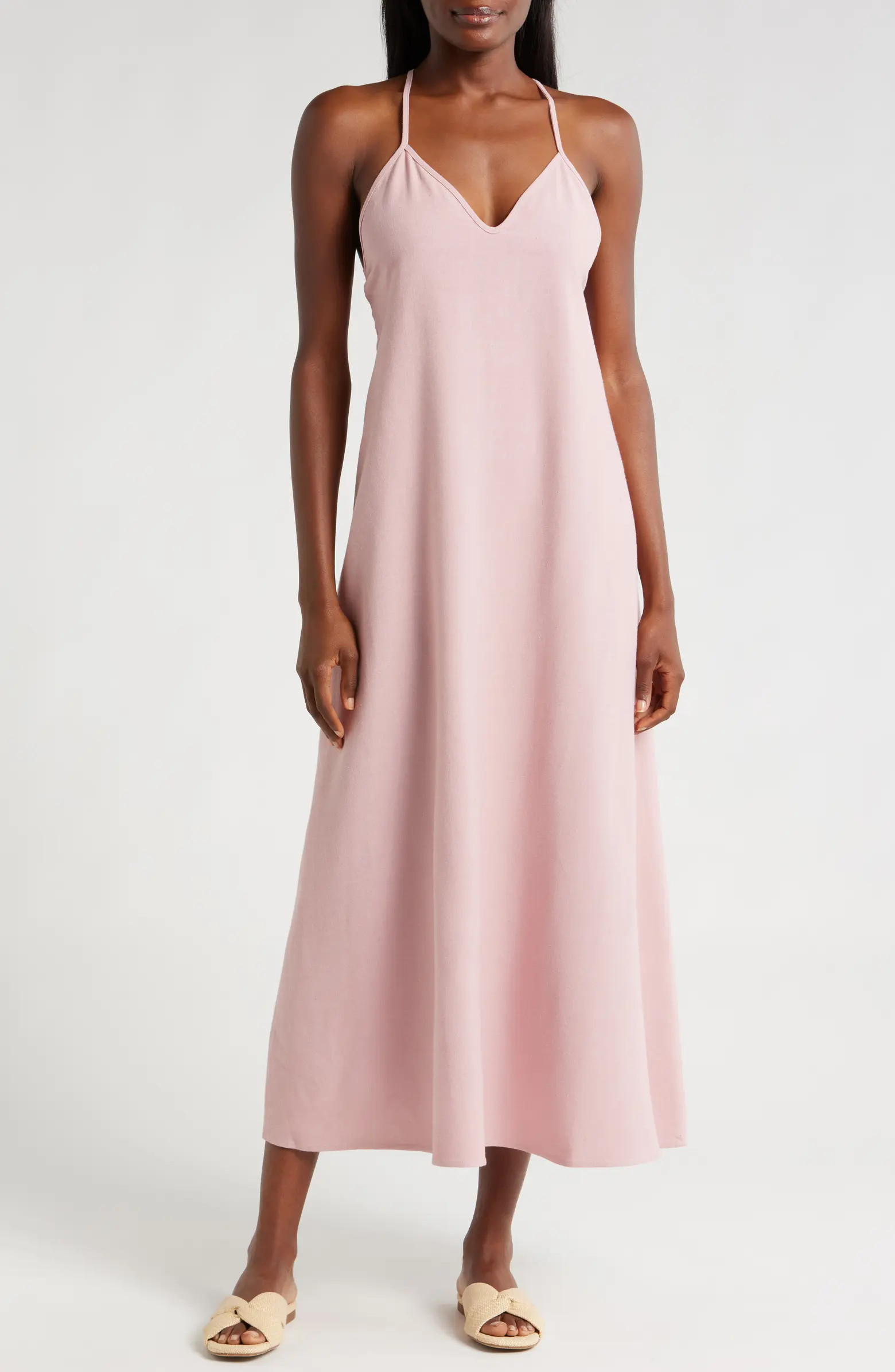 Tie Back Cover-Up Maxi Dress | Nordstrom