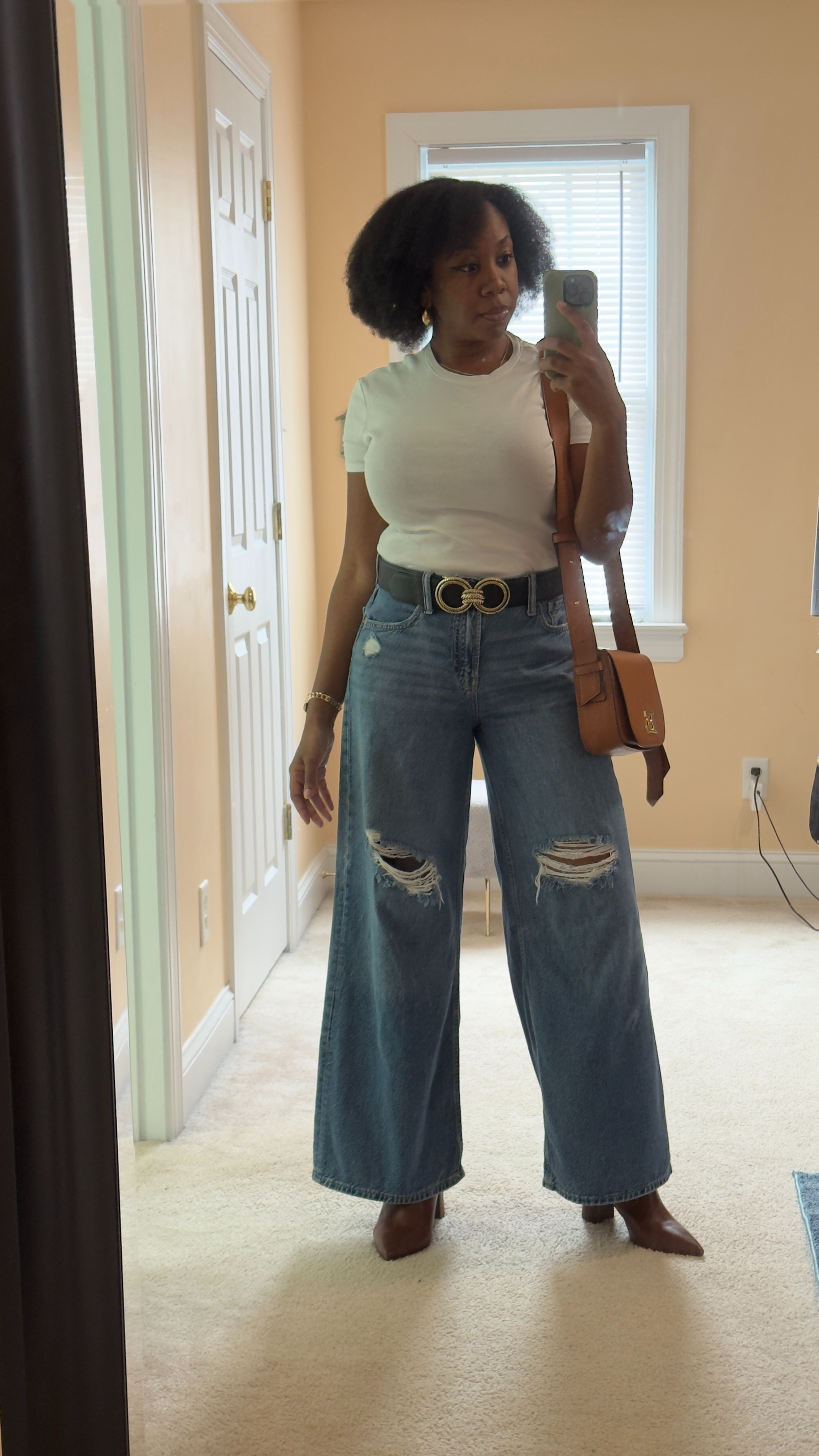 Don't you love when it's nice and hot enough to wear short sleeves and cool enough to wear boots? Gotta love functional fashion that transitions between seasons. Summer/Fall Fashion. 

 #LTKootd #LTKSeasonal #LTKPetite