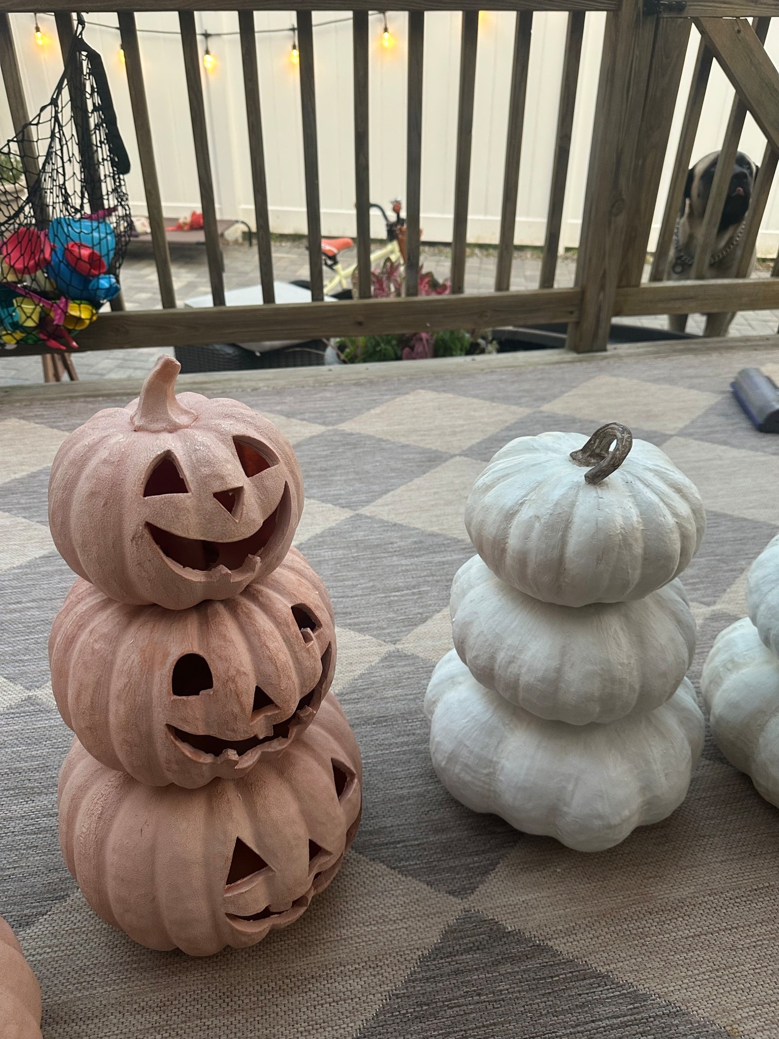 Outdoor stackable pumpkins! Only $35 a set 

#LTKHome #LTKFindsUnder50 #LTKSeasonal