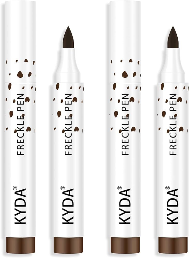 KYDA 2 Pcs Freckle Makeup Pen, Natural Lifelike Freckle Makeup Pen Magic Freckle Color, Waterproo... | Amazon (US)