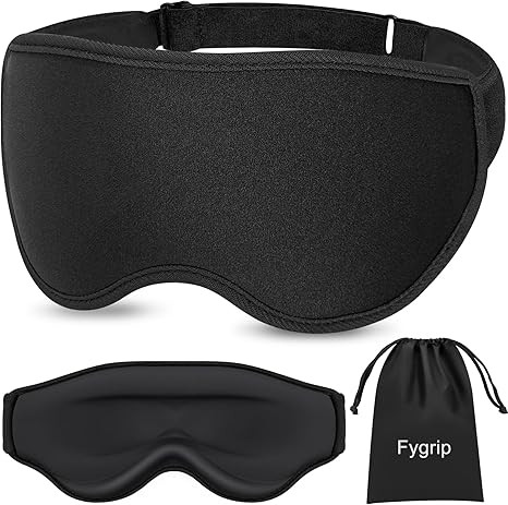 3D Eye Mask Sleep Mask for Men & Women, 100% Pressure-Free & Light Block-Out Eye Mask for Sleep w... | Amazon (US)