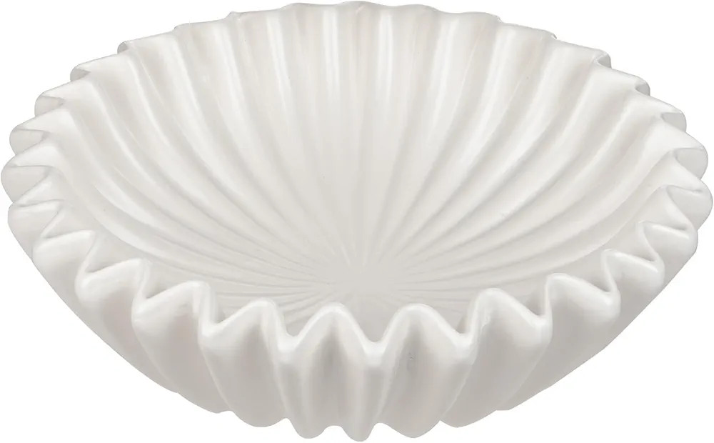 Ceramic Fruit Bowl for Kitchen Counter Large Ivory Decorative Bowl Modern Home Decor 12 Inches Ke... | Amazon (US)