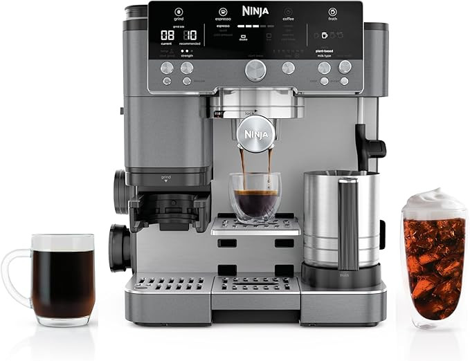 Ninja Luxe Cafe Premier Series, Espresso Machine, Drip Coffee, Rapid Cold Brew, Integrated Grinde... | Amazon (US)
